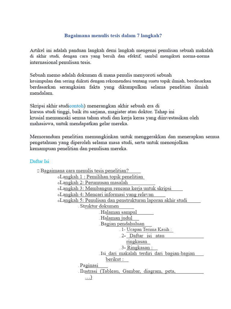 Panduan Menulis Tesis Efektif PDF Panduan Menulis Tesis Efektif PDF
